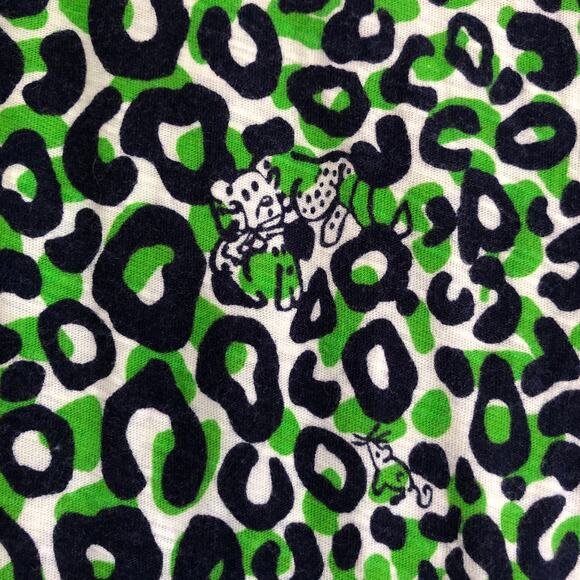 Lilly Pulitzer Preppy Green "Thrill of the Chase" Cassie Leopard Print Dress - Picture 4 of 7